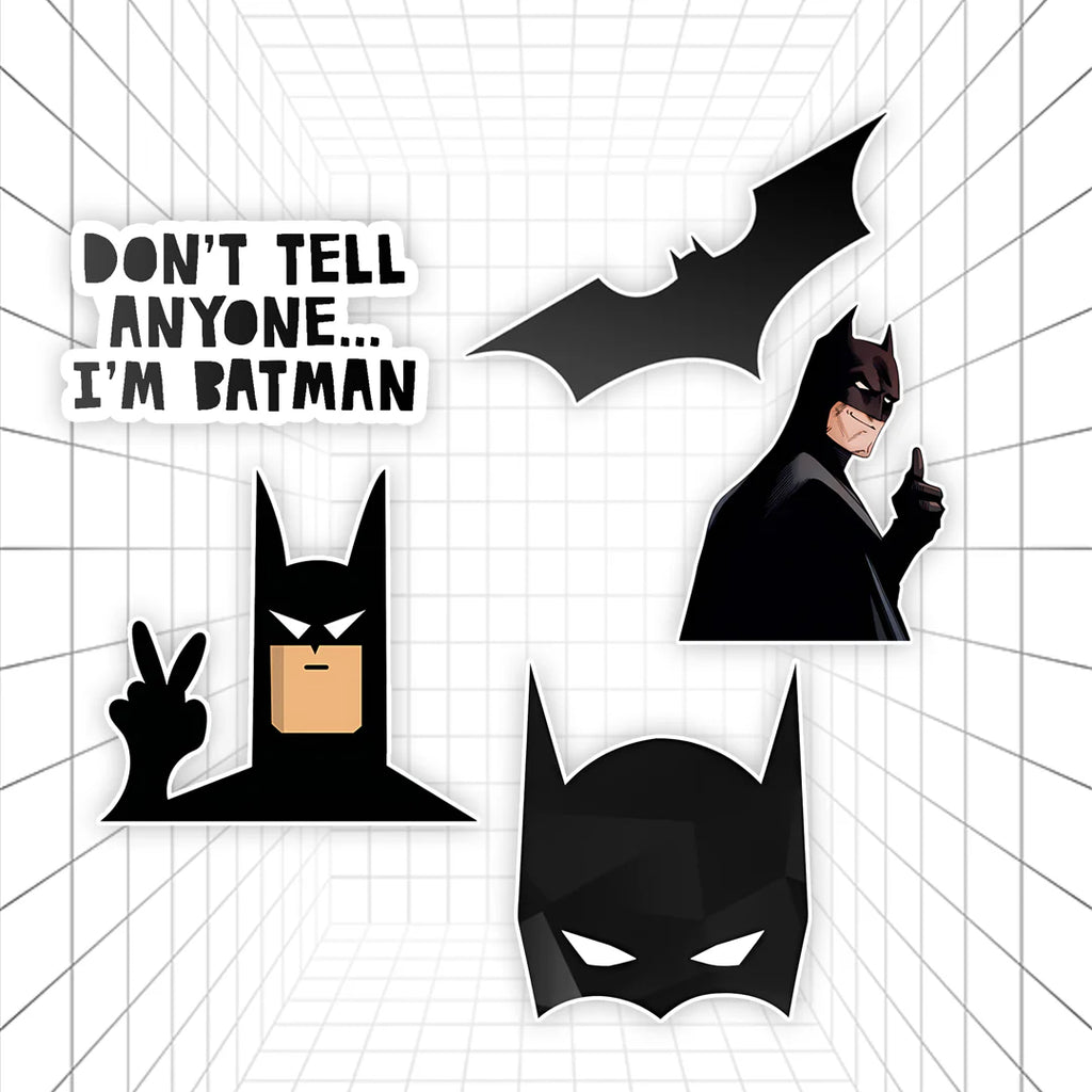 5 Batman Stickers