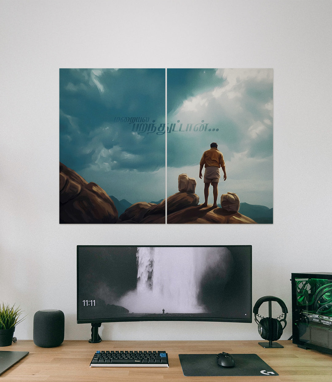 Kadaisi Vivasayi | Movie Poster | 2 Piece Set