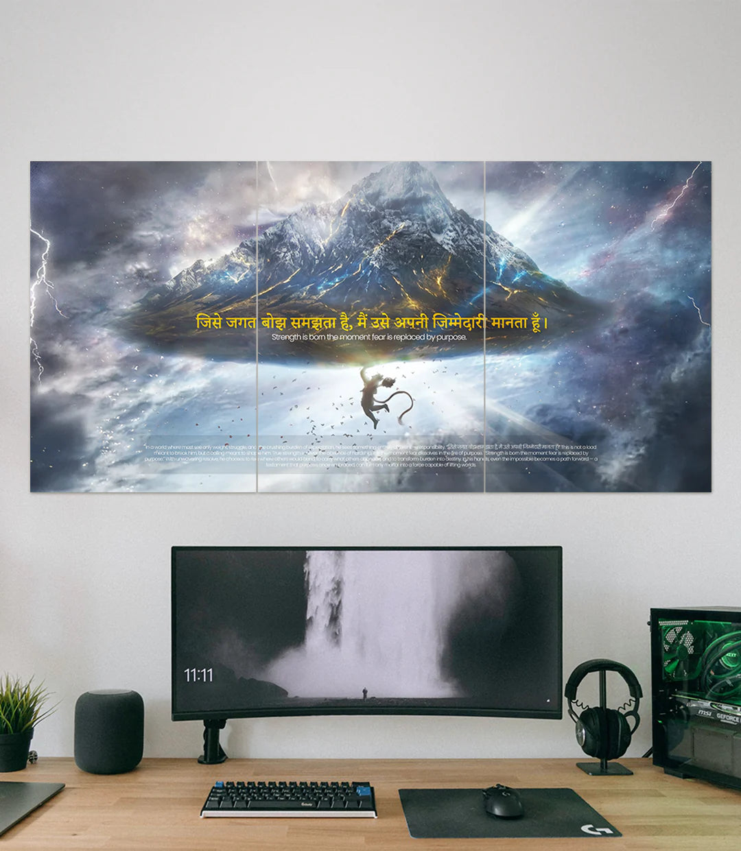 Strength Over Fear | Hanuman | Devotional | 3 Piece Set