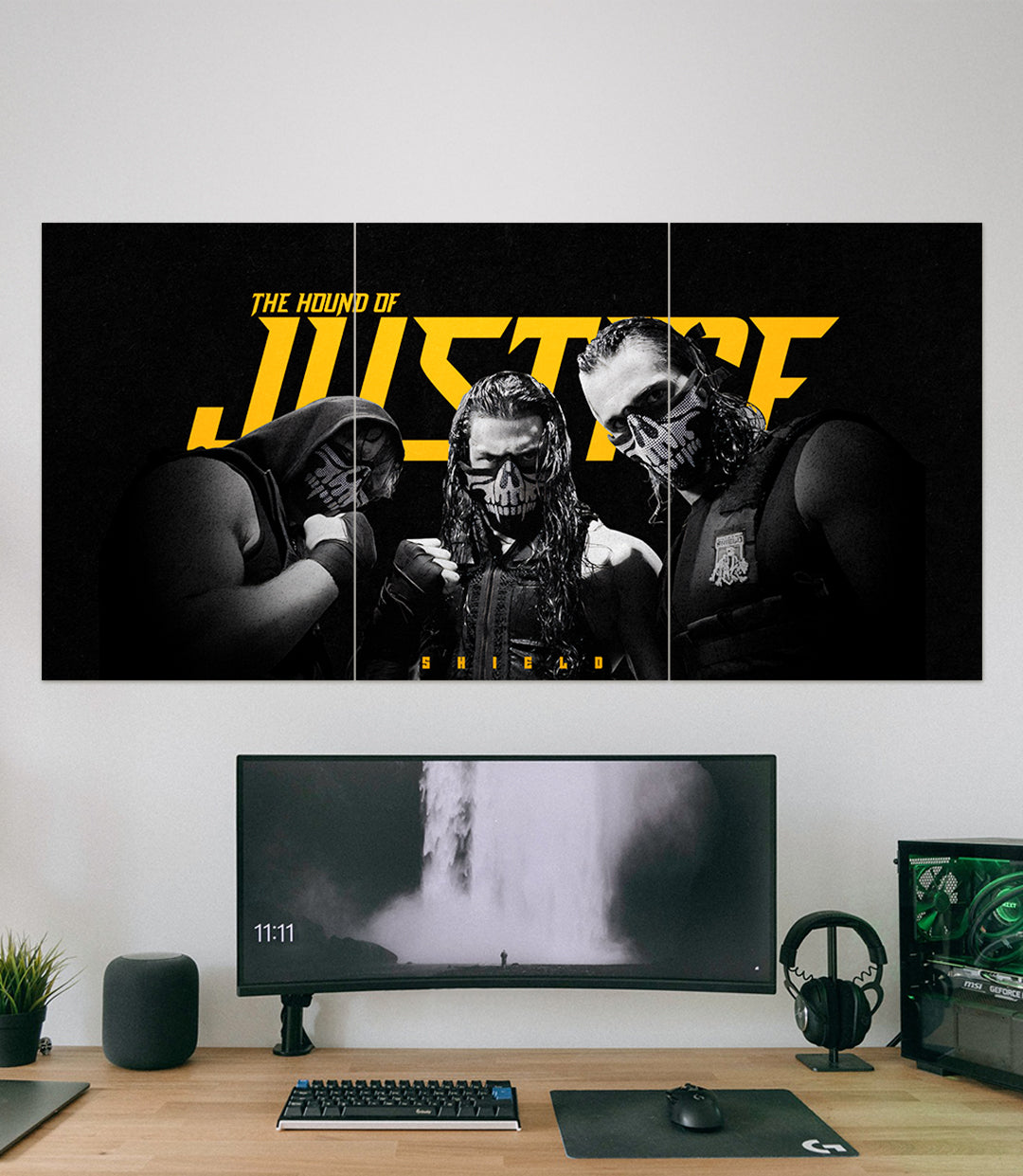 HOUND OF JUSTICE #01 | SHIELD SET | 3 Piece Set