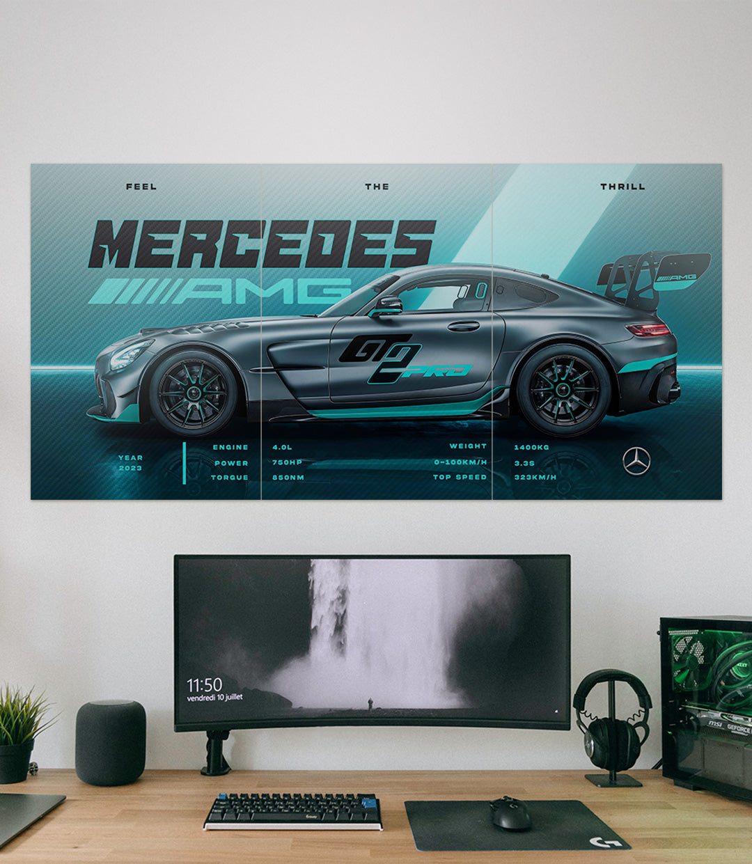 MERCEDES AMG GT2 PRO | CAR SET | 3 Piece Set