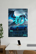 NISSAN SKYLINE R34 GTR  X DRAGON  | CONCEPT CARS  | CAR POSTERS