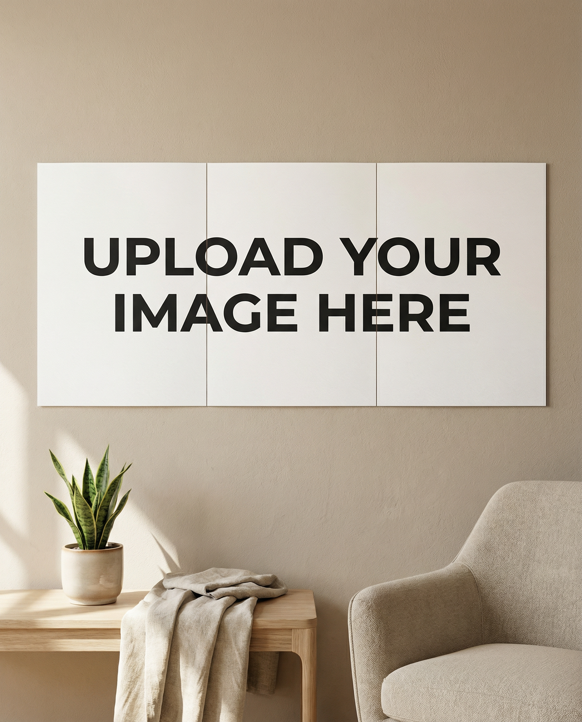 Customize Your Wall Three Piece Split Art Set