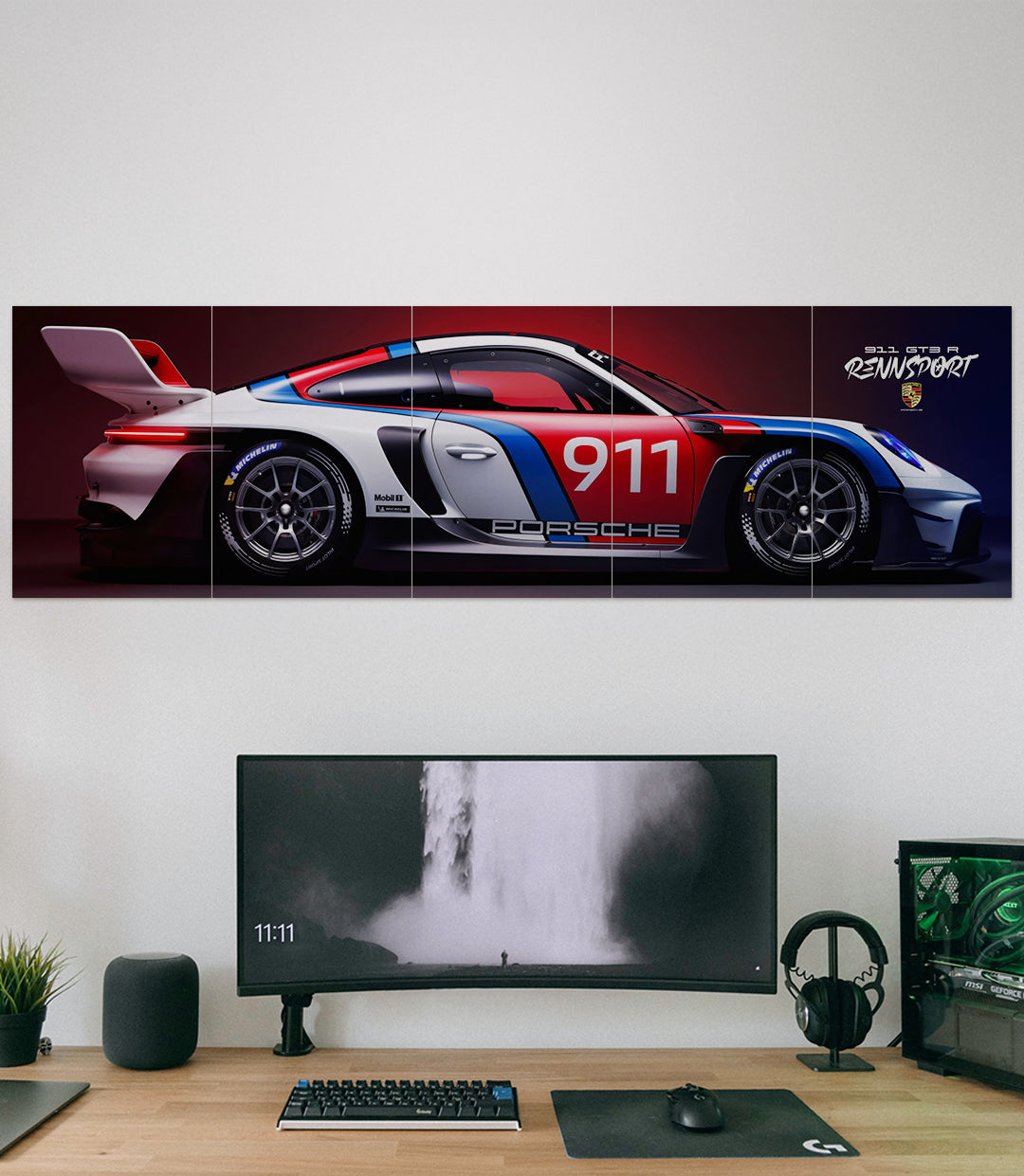 Porsche 911 GT3 RENNSPORT #01 | CAR SET | 5 Piece Set
