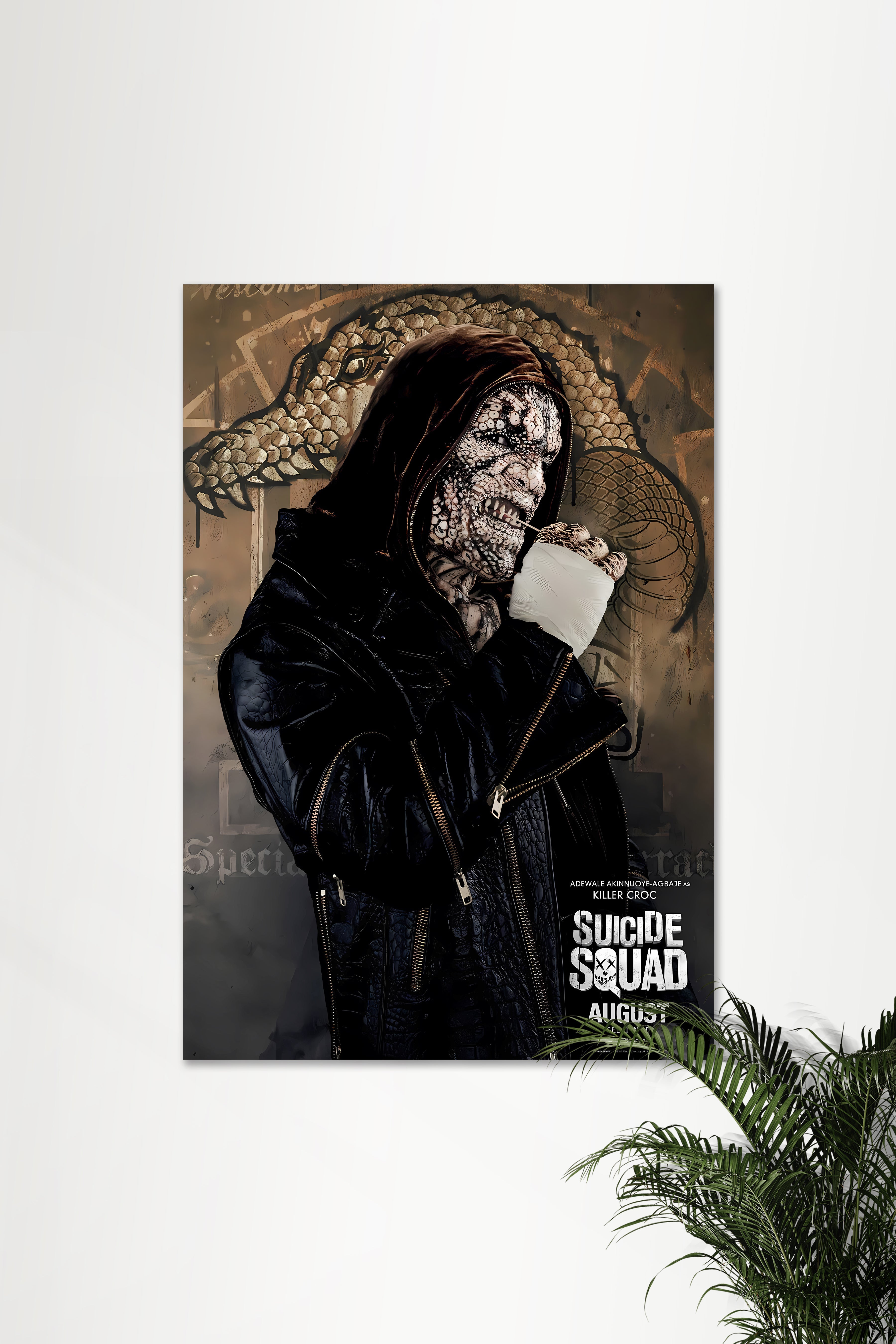 KILLER CROC X ADEWALE AKINNUOYE | Sucide Squad | DCU  Poster