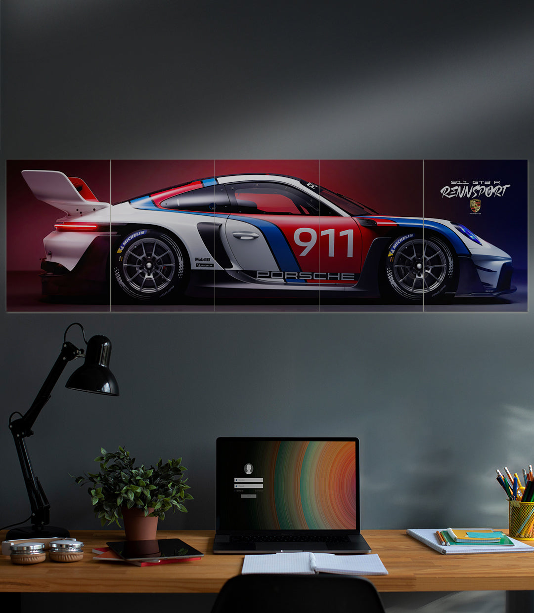 Porsche 911 GT3 RENNSPORT #01 | CAR SET | 5 Piece Set