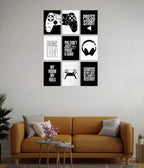 9 Piece Gaming Posters Set – Ultimate Wall Art for Gamers