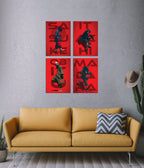 Akatsuki Legends 4-Piece Wall Poster Set