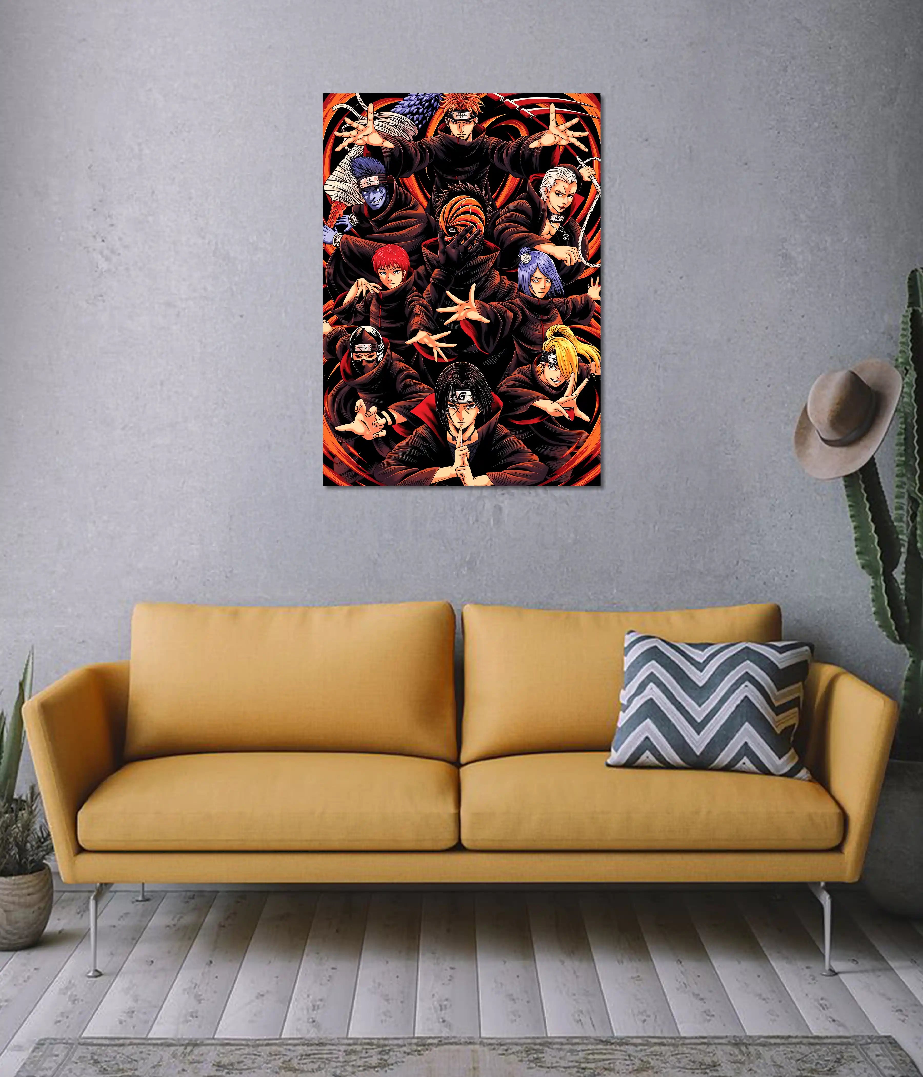 Akatsuki Reign – Naruto Villains Anime Poster