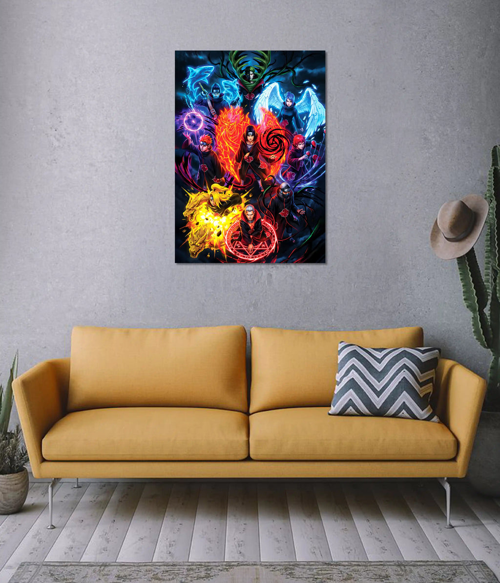 Akatsuki Rising – Naruto Villains Wall Poster