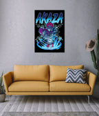 Akaza Demon Slayer Wall Poster