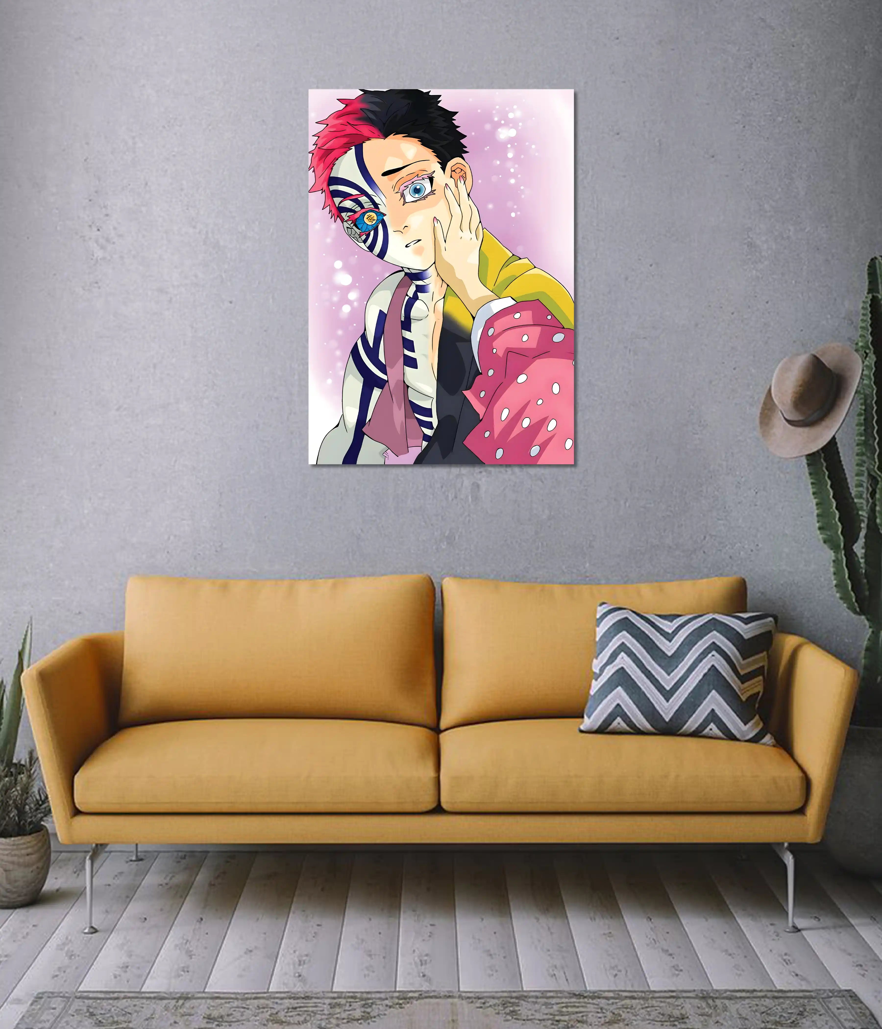 Akaza Emotion Moment – Demon Slayer Poster