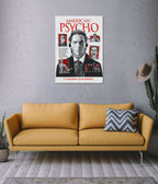 American Psycho Minimal Portrait Poster