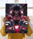 Angry Luffy – Unstoppable Rage One Piece Poster