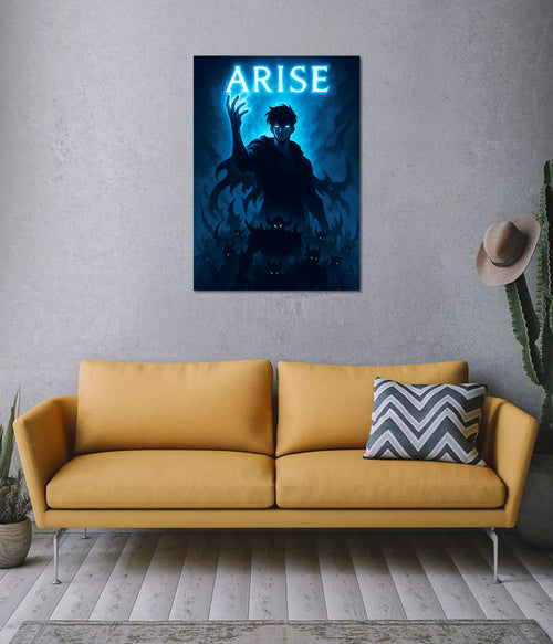 Arise Shadow Monarch Anime Poster - Solo Leveling