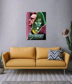 Avengers Doomsday Wall Poster – Tony Stark and Doctor Doom Marvel Art