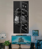 BMW Black & White Split Poster Main Image - Everanta
