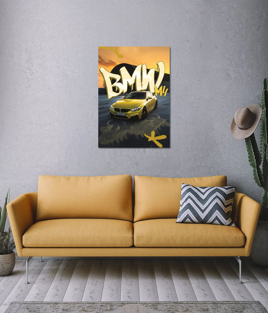 BMW M4 – Luxury Car Wall Poster