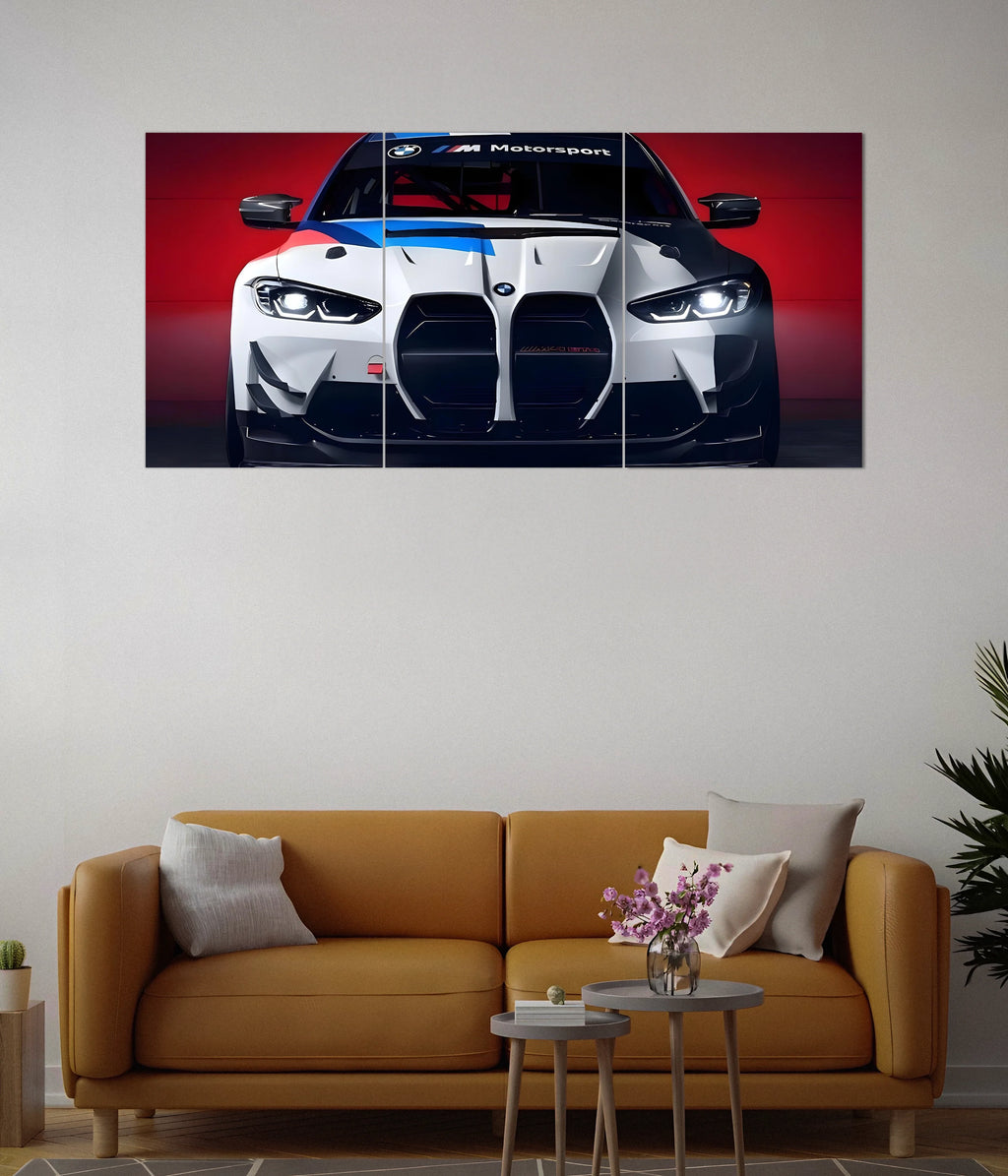 BMW M Motorsport Car Split Poster Set