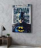 Batman: The Gotham Times Cover Canvas Print