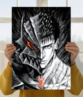 Berserk Guts Dark Duality Anime Wall Poster Main Image - Everanta