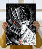 Berserk Guts Dark Duality Anime Wall Poster Main Image - Everanta