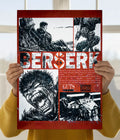 Berserk Guts Manga Collage Anime Wall Poster Main Image - Everanta