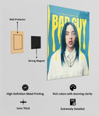 Billie Eilish – Bad Guy Aesthetic Metal Poster