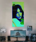Billie Eilish Neon Glow – Music Split Poster - Everanta