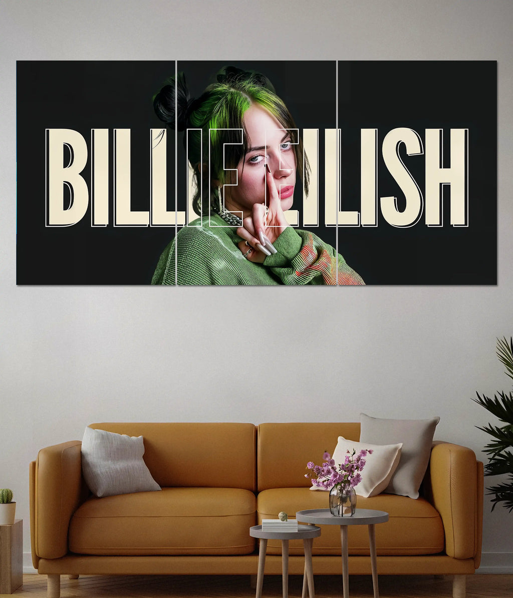 Billie Eilish Split Poster