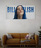 Billie Eilish Split Poster – Blue Tears Edition