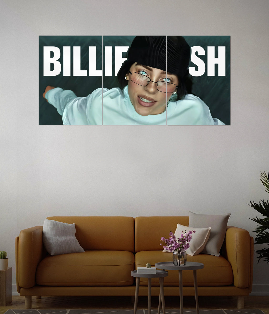 Billie Eilish Split Wall Poster
