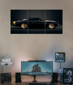 Black & Gold - Tusk Muscle Car Split Poster Main Image - Everanta