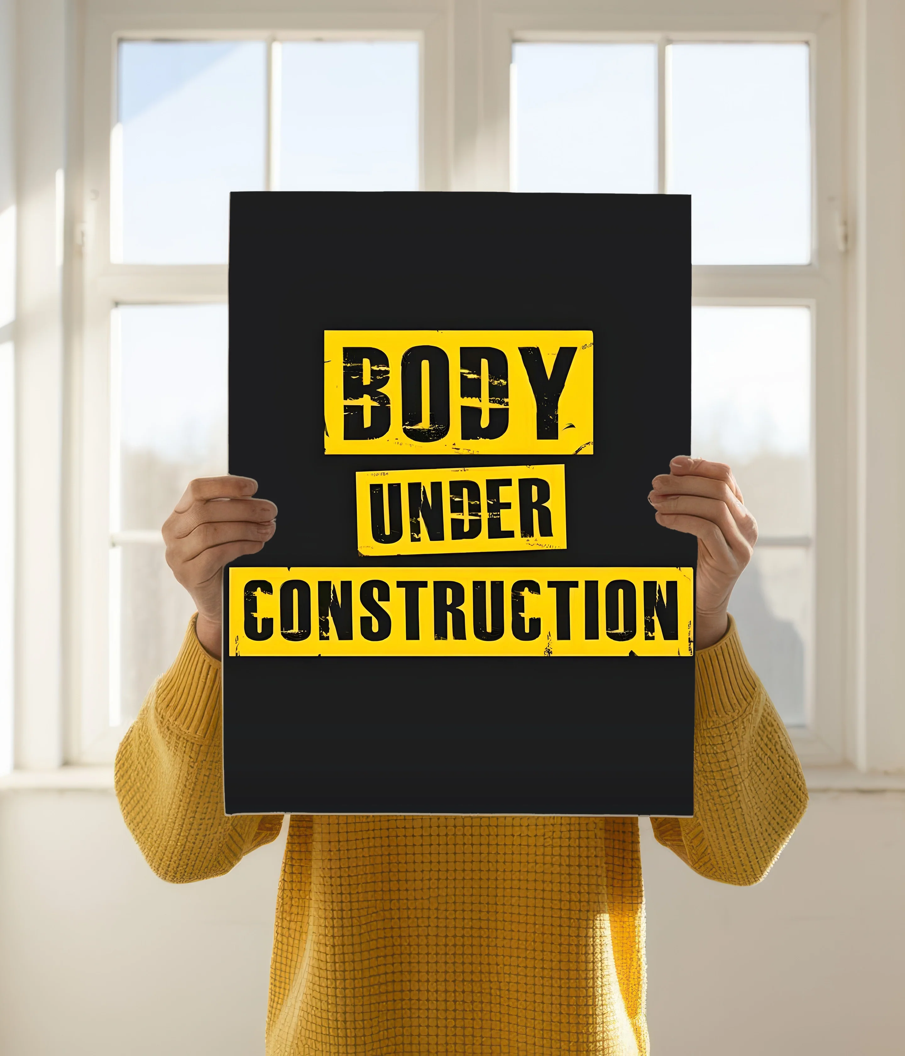 Body Under Construction Motivational Poster