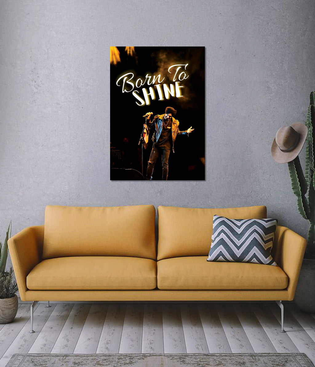 Born To Shine – Diljit Dosanjh Concert Wall Poster