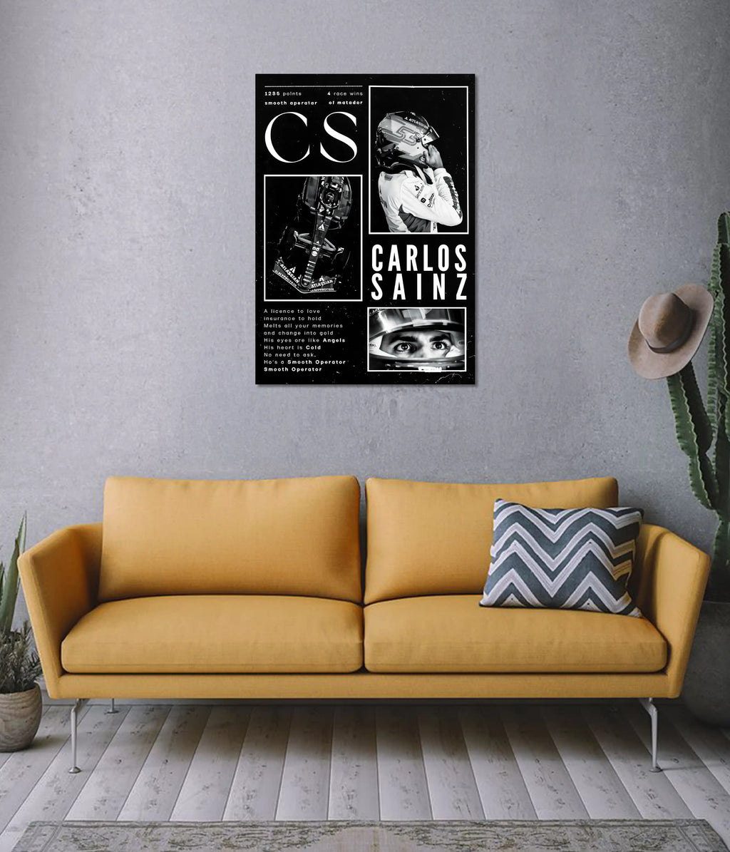 Carlos Sainz – Smooth Operator F1 Racing Poster