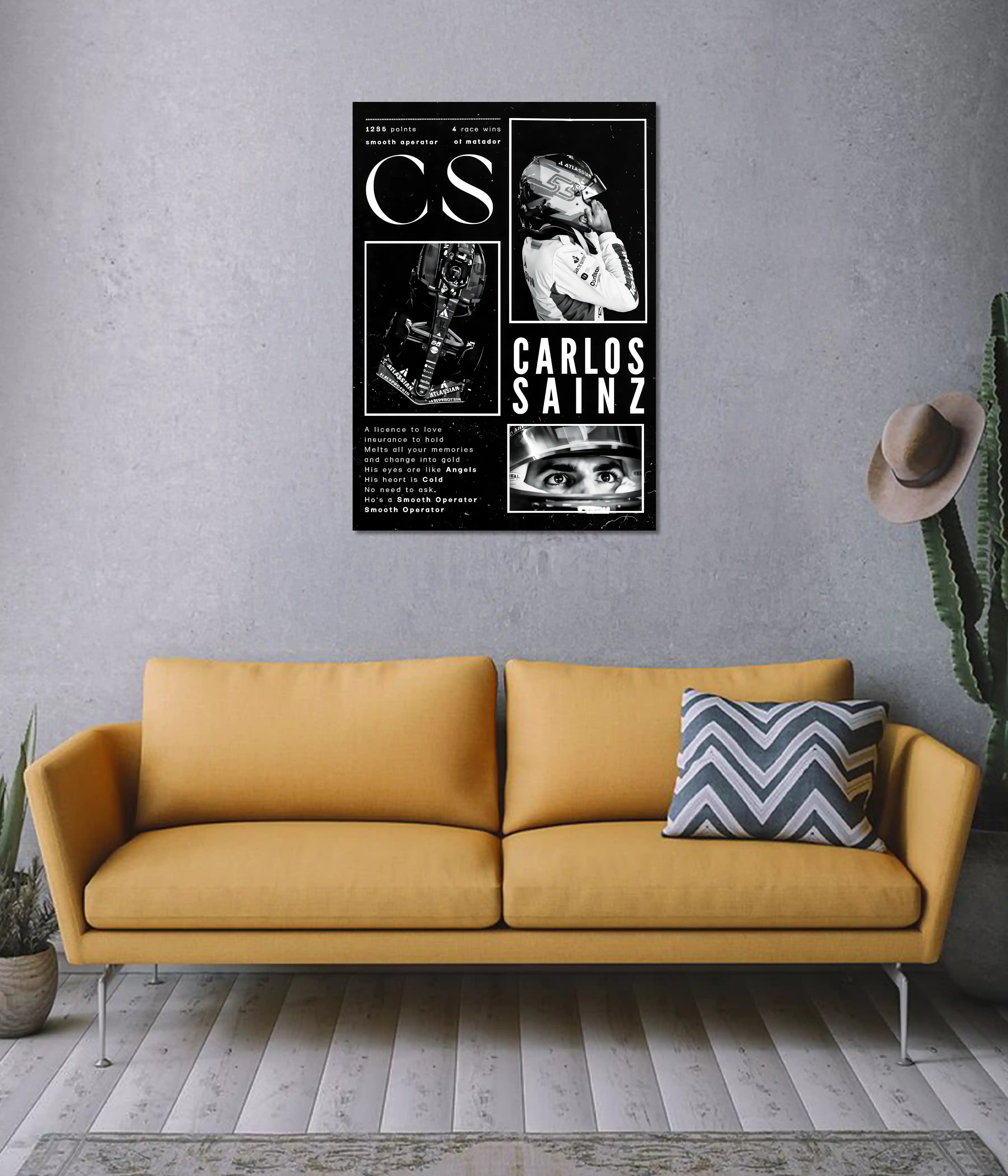 Carlos Sainz – Smooth Operator F1 Racing Poster