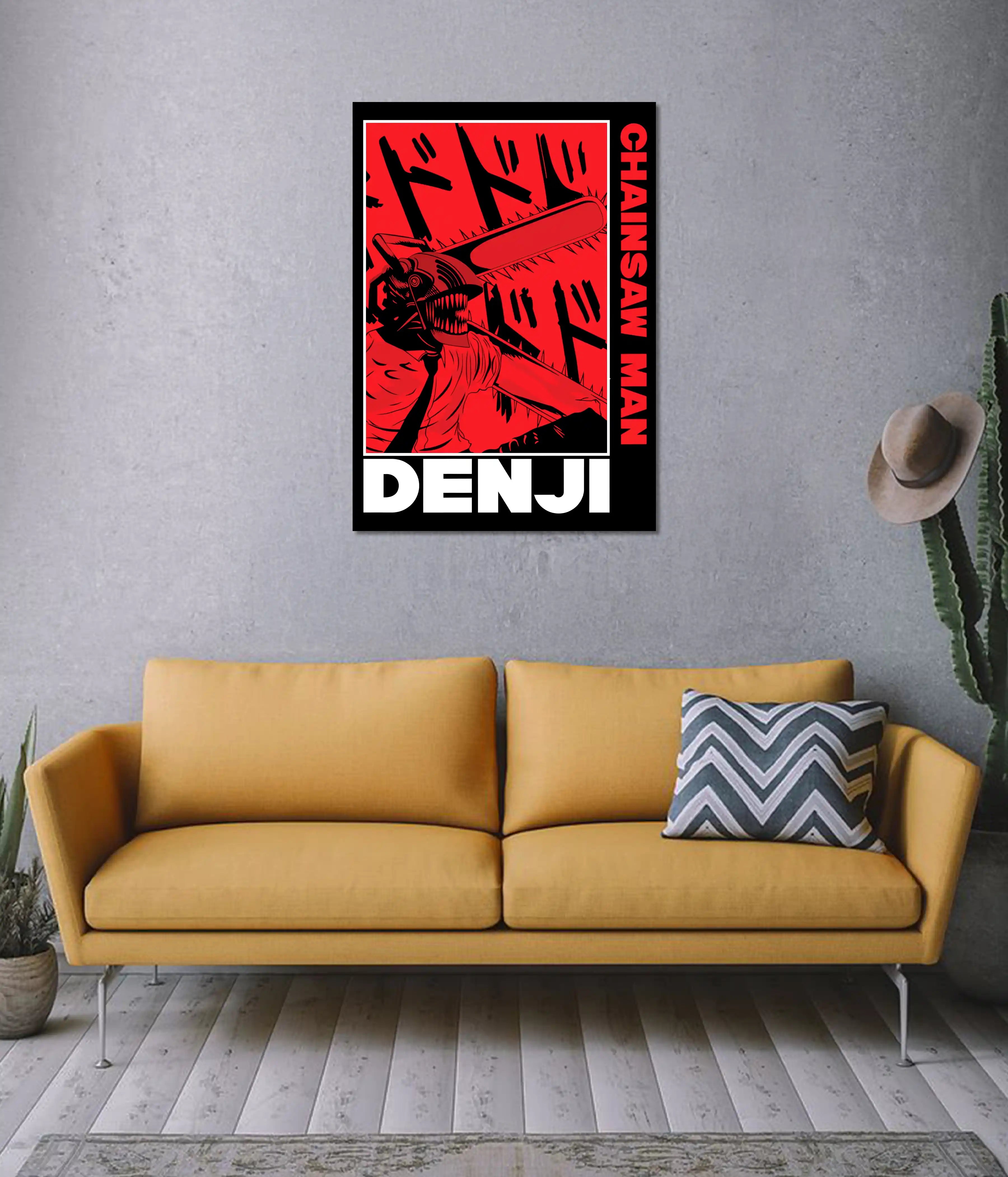 Chainsaw Man Denji Anime Wall Poster