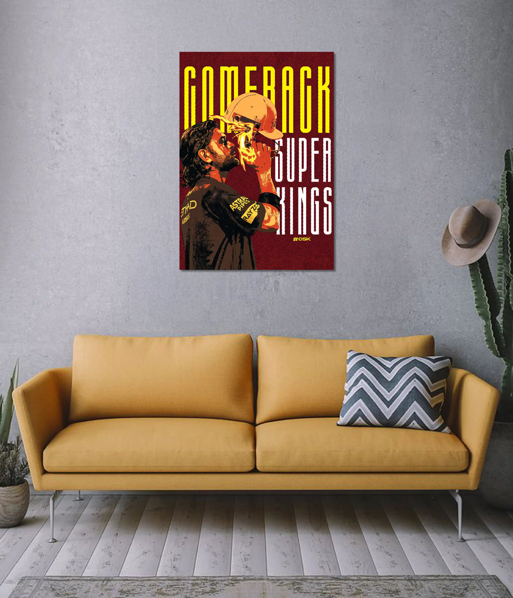 Comeback Super Kings Wall Poster