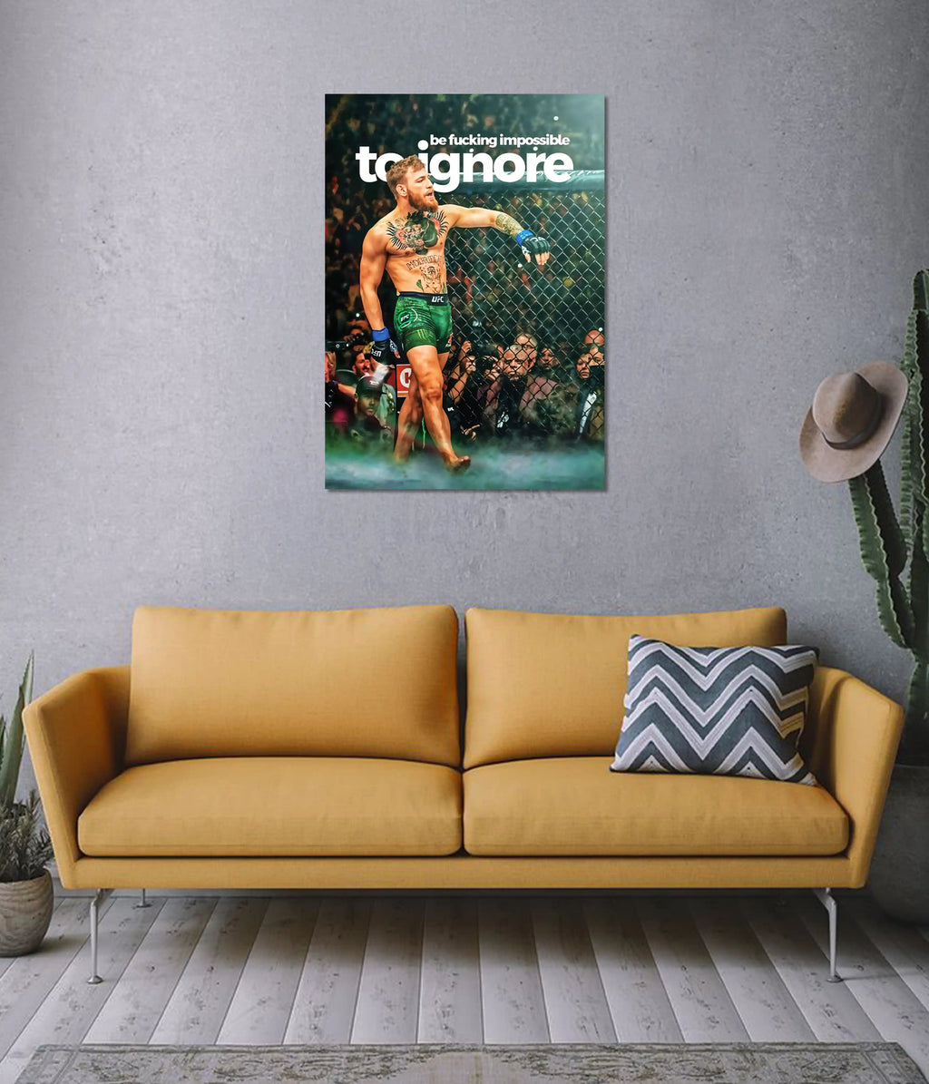 Conor McGregor – Be Impossible to Ignore Poster
