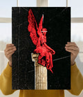 Crimson Angel | Dark Aesthetic Wall Poster Main Image - Everanta