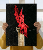 Crimson Angel | Dark Aesthetic Wall Poster Main Image - Everanta