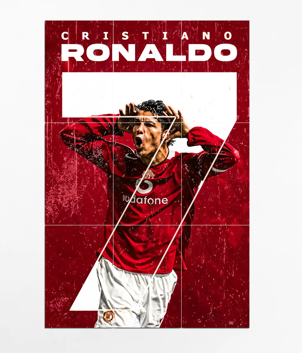 Cristiano Ronaldo 9-Piece Split Poster