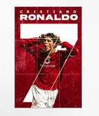 Cristiano Ronaldo 9-Piece Split Poster
