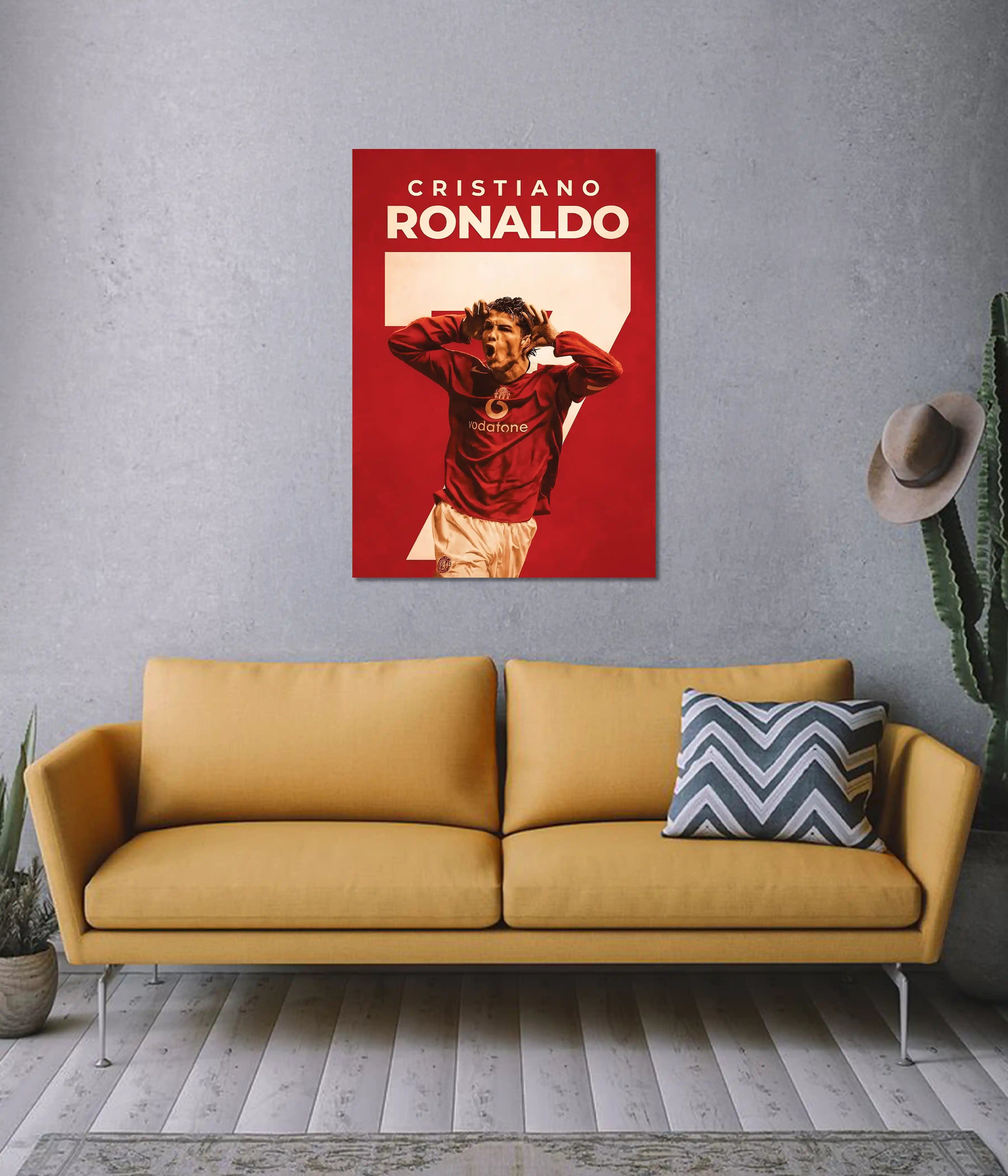 Cristiano Ronaldo Manchester United Poster