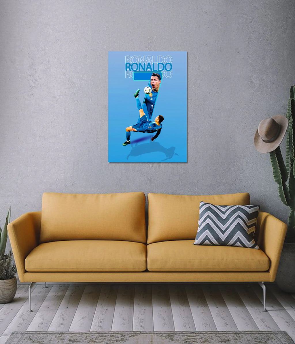 Cristiano Ronaldo No.7 – The Legend in Action Wall Poster