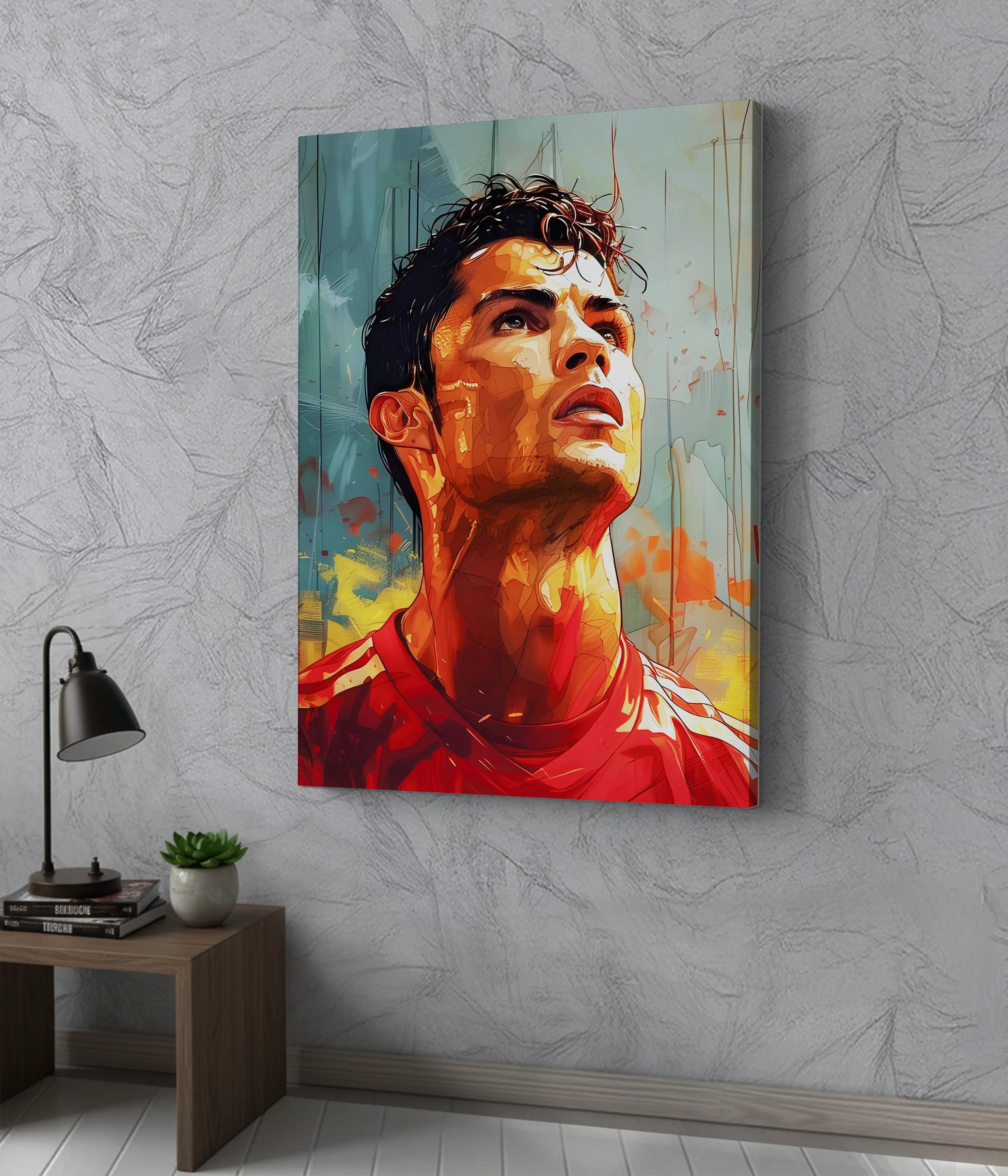 Cristiano Ronaldo – Relentless Rise Canvas Print