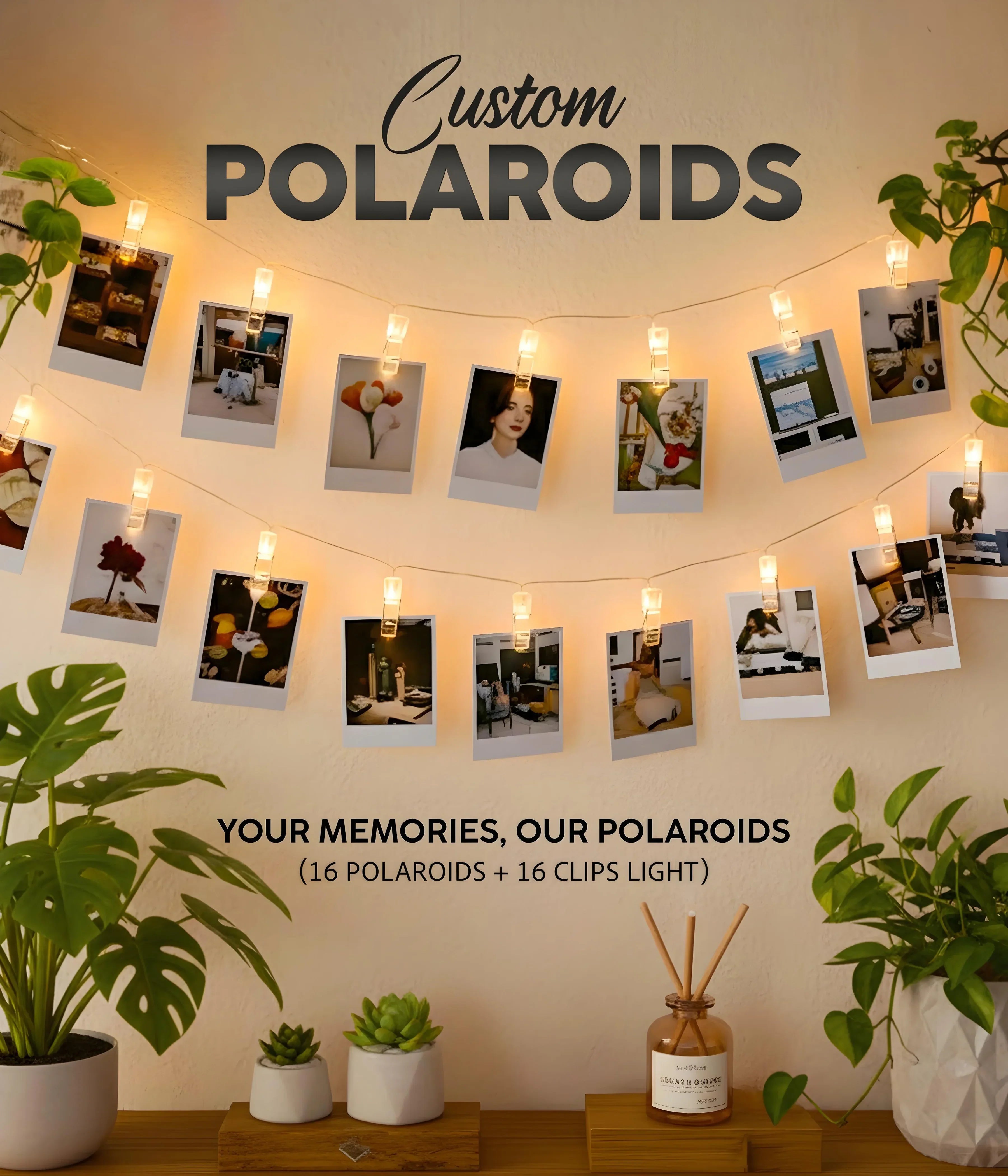 Custom Polaroids with or Without Lights - Everanta