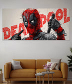 Deadpool Attitude Split Poster – Marvel Superhero