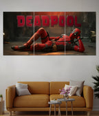 Deadpool Split Wall Poster – Funny & Bold Superhero Decor